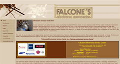Desktop Screenshot of falconeselectronics.com
