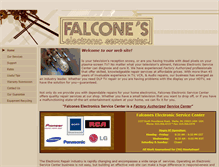 Tablet Screenshot of falconeselectronics.com
